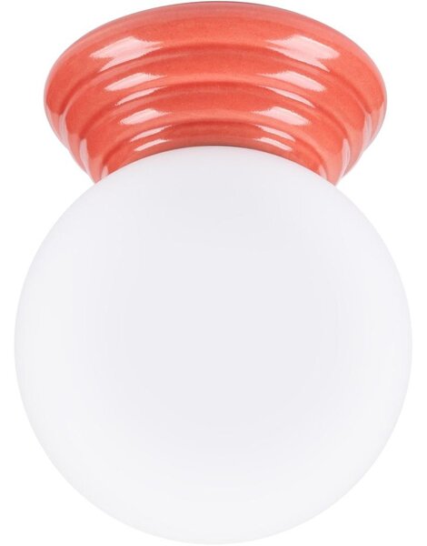 Sollux SL.1901 - Kúpeľňové stropné svietidlo ZORI 1xG9/8W/230V pr. 12 cm IP44 ružová