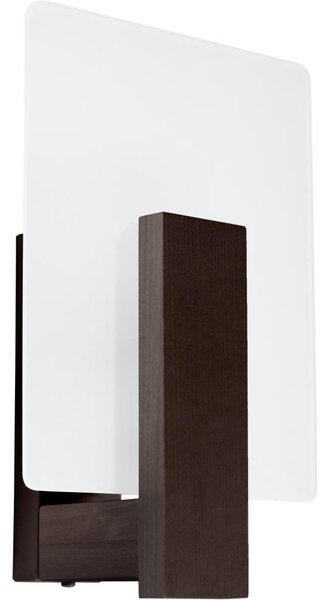 Sollux SL.1096 - Nástenné svietidlo LAPPO 1xE14/10W/230V wenge