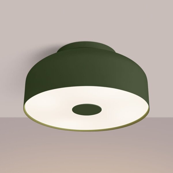 Sollux SL.1680 - Stropné svietidlo OMIQ 4xE27/15W/230V pr. 30 cm zelené