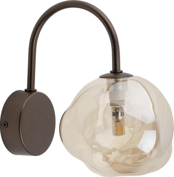 Brilagi - Nástenná lampa VULCANO 1xG9/8W/230V hnedá/dymová béžová