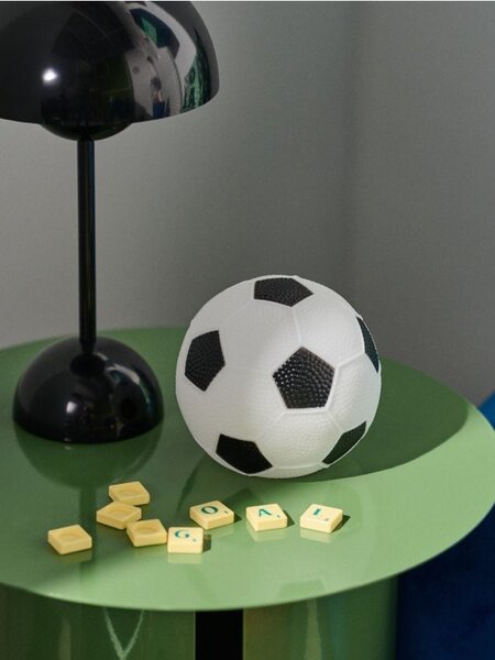Sinsay - LED nočná lampa v tvare futbalovej lopty - biela