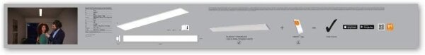 Ledvance - LED RGB+TW Stmievateľné stropné svietidlo SMART+ FRAMELESS LED/35W/230V