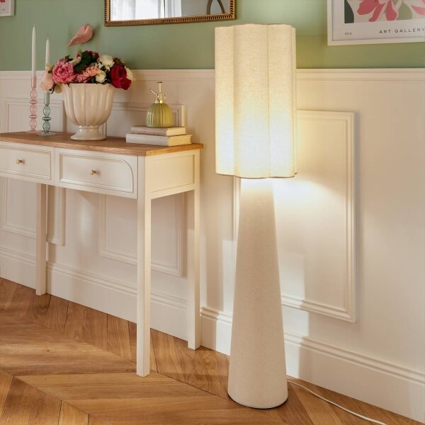 Atmosphera - Stojacia lampa BLANCA 2xE27/25W/230V