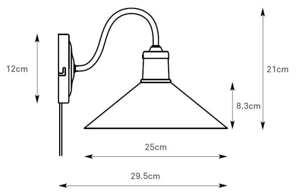 Markslöjd 108865 - Nástenná lampa VELA 1xE27/40W/230V mosadz/biela