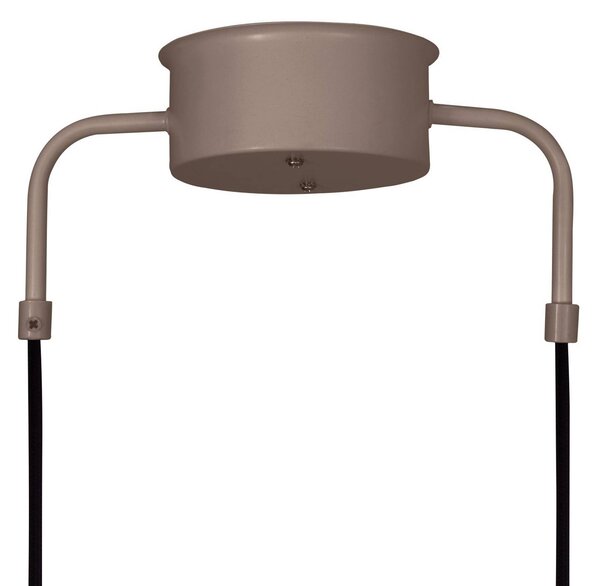 Globen Lighting Závesné svietidlo CURVE, délka 165 cm, hnědá 5-pl., Hnedá / hrdzavá, Obývacia izba / jedáleň, kov, Vintage, Závesné svietidlo