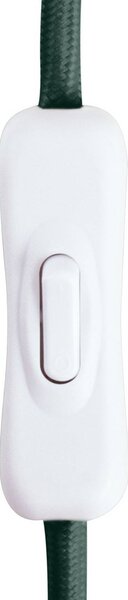 Globen Lighting Stolová lampa Castello, zelená/béžová, výška 28 cm, Krémová / jantárovo žltá, Obývacia izba / jedáleň, Textil / látka / hodváb, Dizajn, Stojacie svietidlo