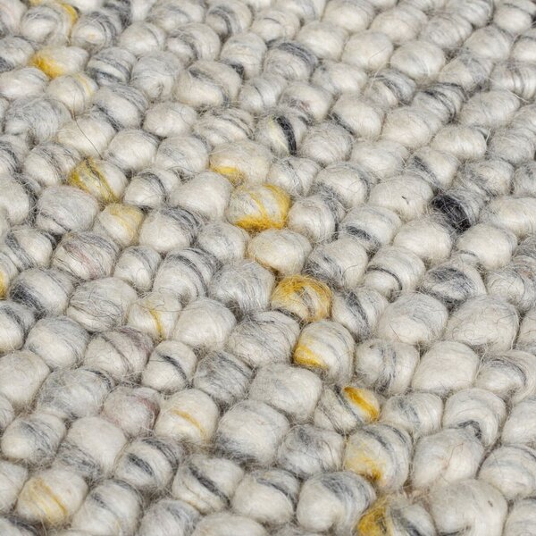 Krémový ručne tkaný koberec s prímesou vlny 120x170 cm Minerals – Flair Rugs