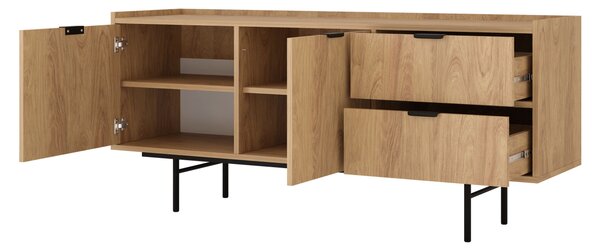 Mirjan24 Komoda Usabir 2D2S, Farby: dub hikora 5903211508882