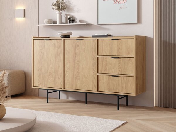 Mirjan24 Komoda Usabir 2D3S, Farby: orech warmia 5903211508912