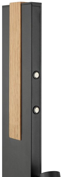 LED stojacia lampa Streamline, výška 145 cm, čierna, na citanie, Čierna, Obývacia izba / jedáleň, kov, Moderný, Svetlo na čítanie