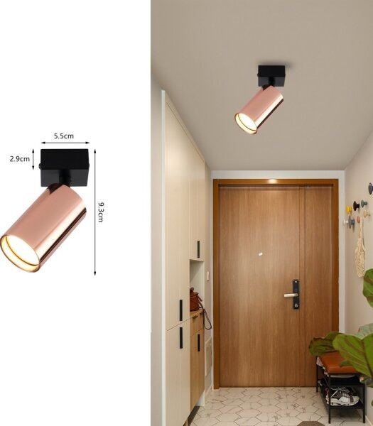 Immax NEO 08301L - Bodové svietidlo PUNTO 1xGU10/9W/230V ružové zlato