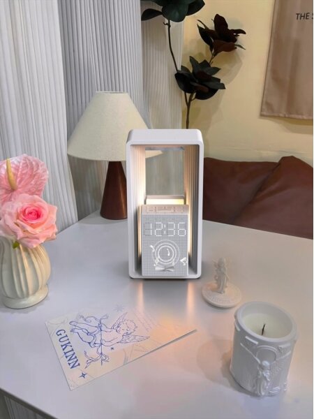 Immax NEO 09113L - LED stolná lampa s budíkom a nabíjaním CALM LED/3,5W/5V