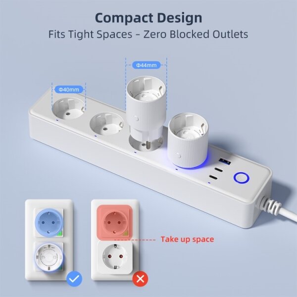 Immax NEO 07813L - Inteligentná zásuvka F 3500W Wi-Fi