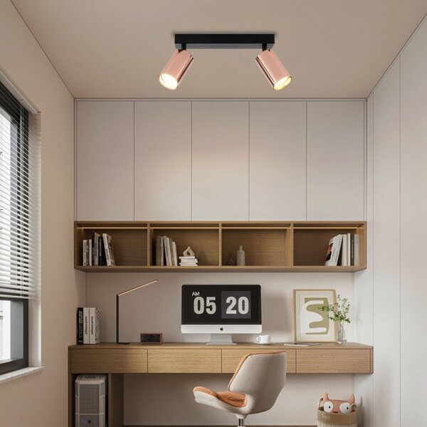 Immax NEO 08302L - Bodové svietidlo PUNTO 2xGU10/9W/230V ružové zlato