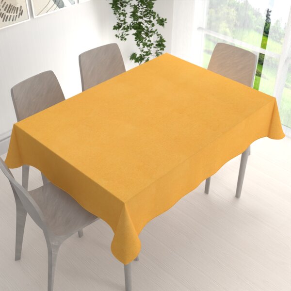 Biante Dekoračný obdĺžnikový obrus BKW-211 Horčicový žíhaný 50x100 cm