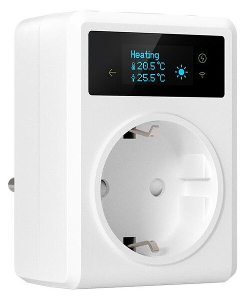 Immax NEO 07811L - Inteligentná zásuvka s teplomerom F 3680W Wi-Fi