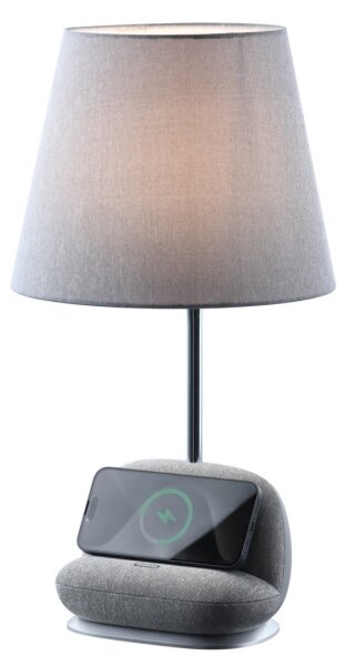 Immax NEO 09109L - LED stmievateľná stolová lampa s bezdrôtovým nabíjaním Qi SOFA LED/6W/230V sivá