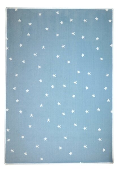 Vopi koberce Kusový detský koberec Hviezdičky modré - 50x80 cm