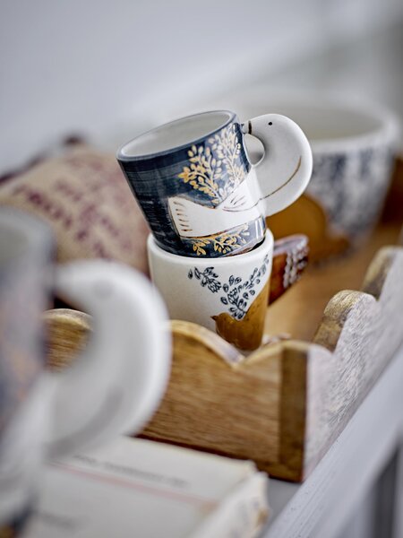 Hrnček na espresso Hezha Blue 55 ml Modrý