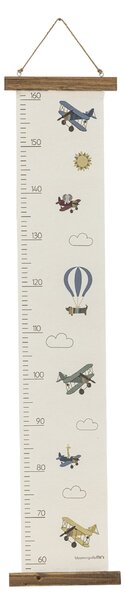 Detský nástenný meter Plane Paper