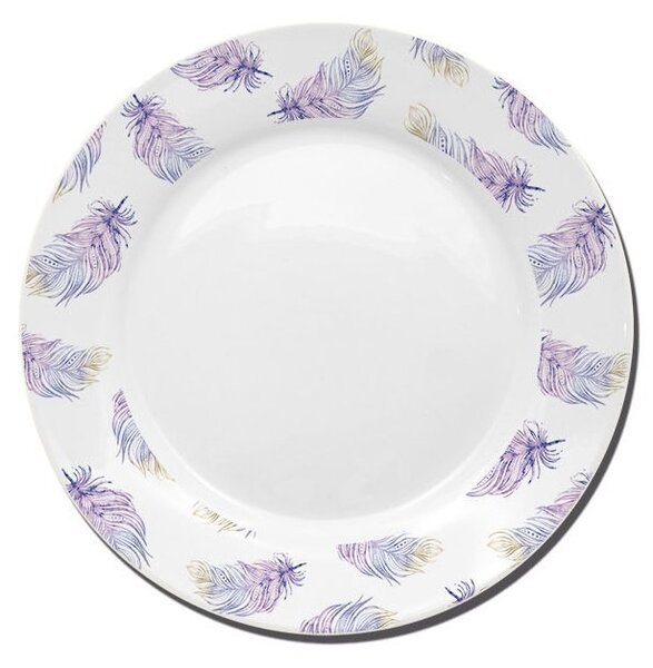 Porcelánový tanier, fialový, Feza Rozměry: 27 cm