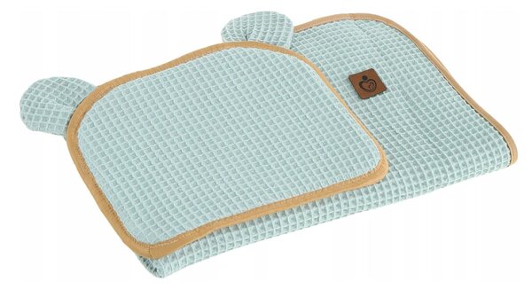 MAXMAX Hniezdočko (kokon) pre bábätko - BABYMAM AIR 3D SAFE SLEEP SET - šalviové