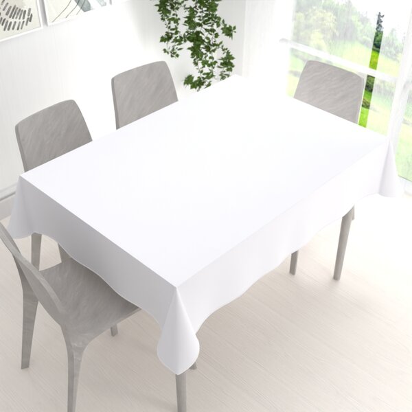 Biante Dekoračný obdĺžnikový obrus Rongo RG-031 Studený biely 50x100 cm