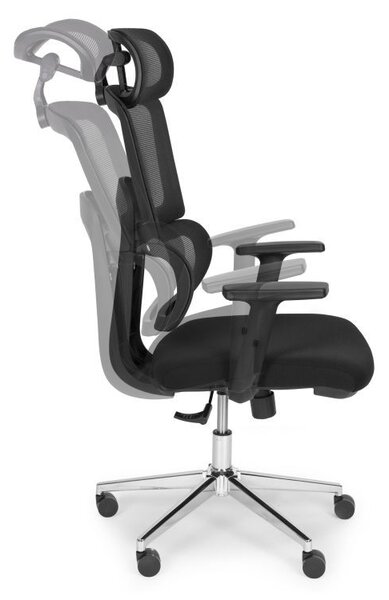 Ergonomická sieťovaná kancelárska stolička s nastaviteľnou opierkou hlavy