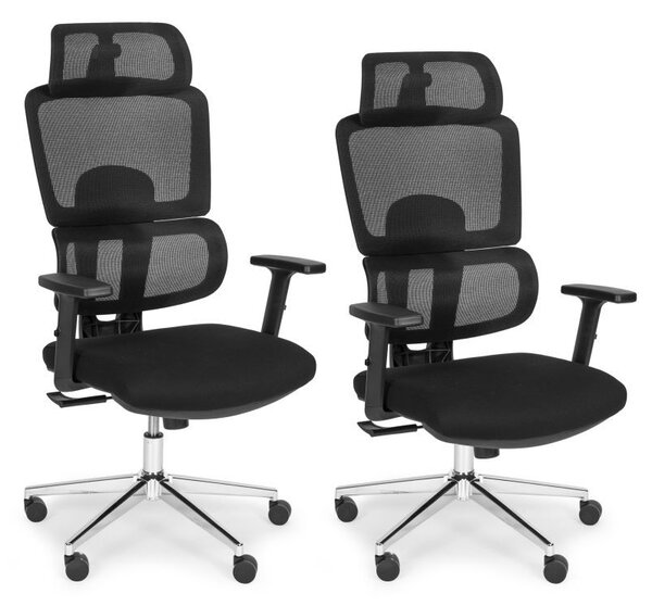 Ergonomická sieťovaná kancelárska stolička s nastaviteľnou opierkou hlavy