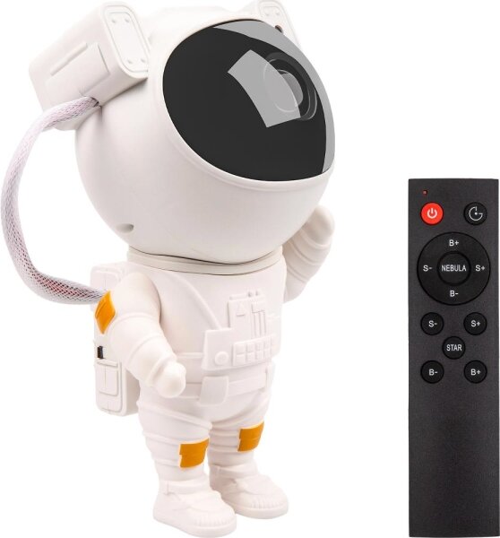Retlux - LED Detský projektor 230V astronaut 23,3 cm + diaľkové ovládanie