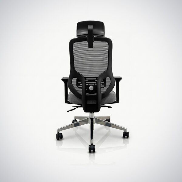 Ergonomická kancelárska stolička so sieťovinou tmavosivá AXIS