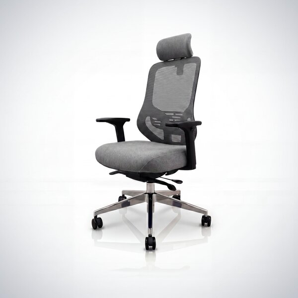 Ergonomická kancelárska stolička so sieťovinou tmavosivá AXIS