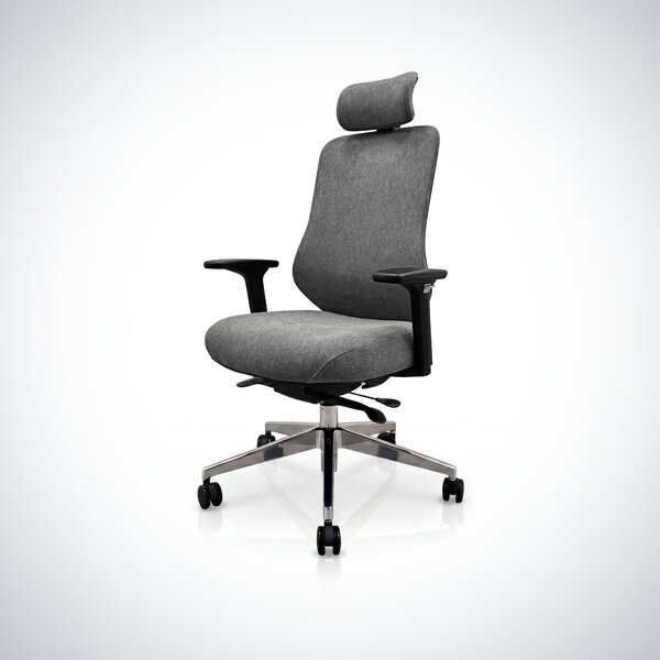 Ergonomická kancelárska stolička tmavosivá AXIS