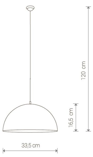 Svietidlo Nowodvorski HEMISPHERE RUST 6367