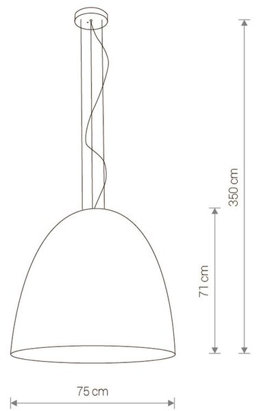 Svietidlo Nowodvorski EGG BLACK XL 9026