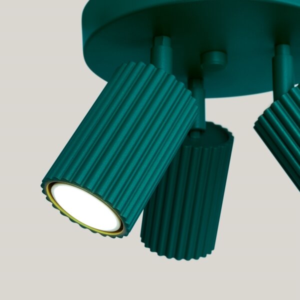 Brilagi - LED bodové svietidlo CRESTO 3xGU10/10W/230V tyrkysové