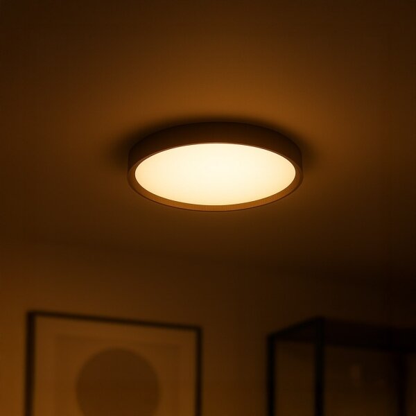 LED stropné svietidlo FOREST LED/24W/230V pr. 39 cm hnedé