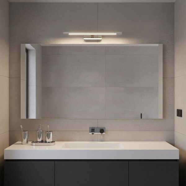 LED kúpeľňové osvetlenie na zrkadlo KLIMT LED/8W/230V 3000/4000/6000K 40 cm IP44 lesklý chróm