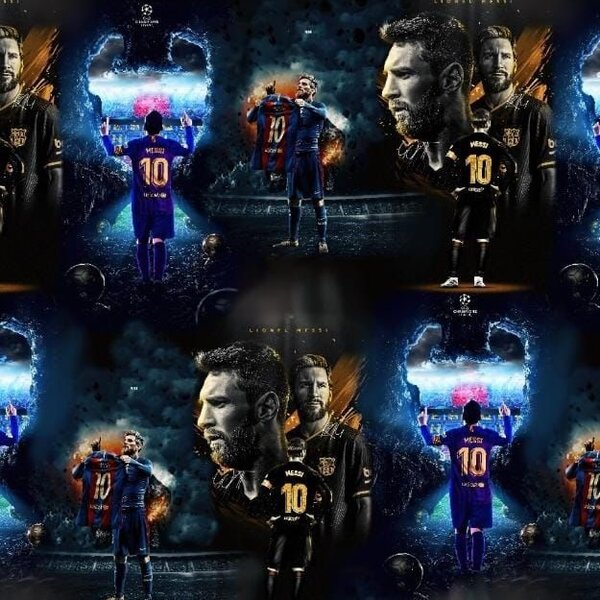 Metráž Teplákovina digital - Futbalové hviezdy Messi
