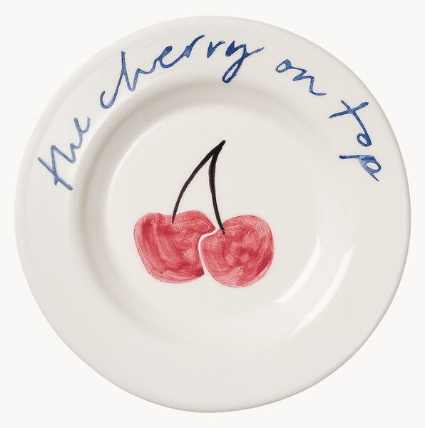 Ručne maľovaný dezertný tanier Cherry
