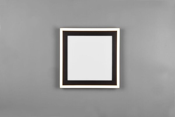 TRIO Reality R67213332 CARUS stropné svietidlo SMD LED 330x330mm 16W/2300lm 8,5W/1300lm 3000K čierna matná, biela
