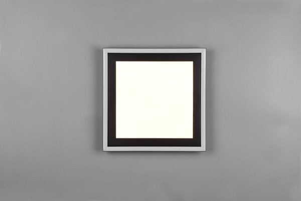 TRIO Reality R67213332 CARUS stropné svietidlo SMD LED 330x330mm 16W/2300lm 8,5W/1300lm 3000K čierna matná, biela