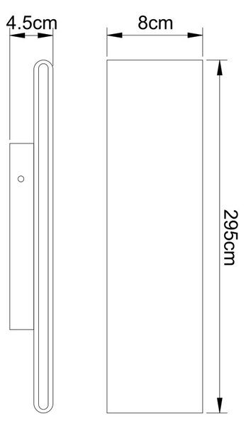 Globo 41751-12B LED nástenné svietidlo Siegfried 1x12W | 450lm | 3000K