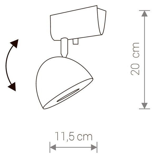 Svietidlo Nowodvorski VESPA BLACK I 8838