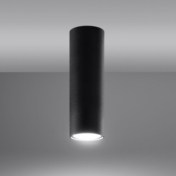 Sollux SL.1001 - Bodové svietidlo LAGOS 1xGU10/10W/230V 20 cm čierna