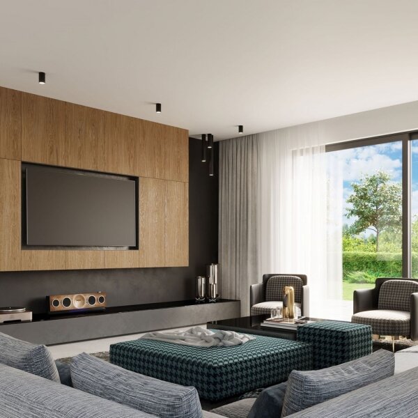 Sollux SL.1003 - Bodové svietidlo LAGOS 1xGU10/10W/230V 60 cm čierna