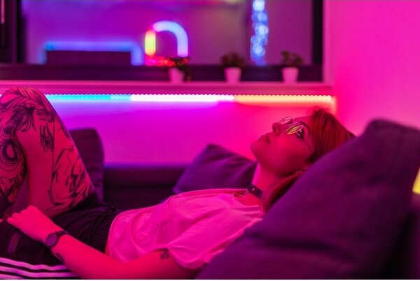 Twinkly TWL100ADP-W - LED RGB Predlžovací pásik LINE 100xLED 1,5 m Wi-Fi