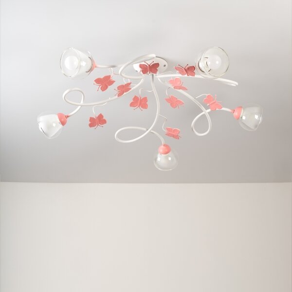 ONLI - Detský prisadený luster BUTTERFLY 5xE14/6W/230V