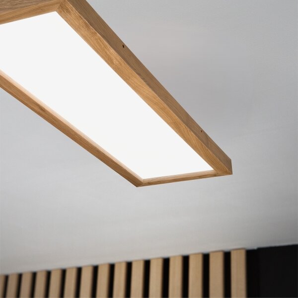 Brilagi - LED Kúpeľňové svietidlo WOODY FRAME LED/40W/230V 120x30 cm IP44 dub