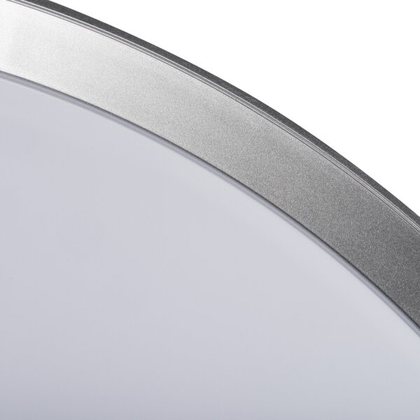 Kanlux 46280-LED stmievateľné svietidlo LIXAN 47W/230V 3000-6500K priemer 38,6 cm biela/strieborná + DO